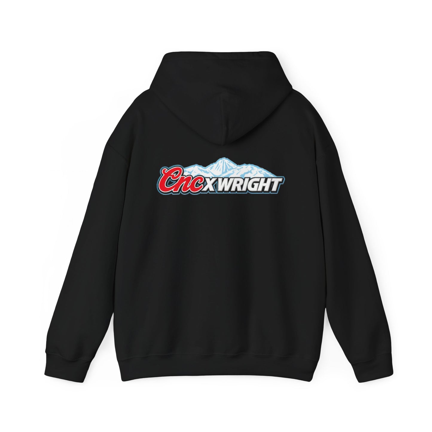 CNC X Wright Mountains Are Blue Logo Hoodie
