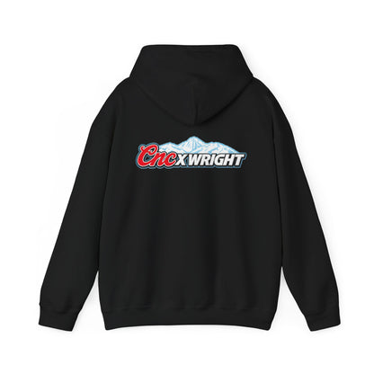 CNC X Wright Mountains Are Blue Logo Hoodie