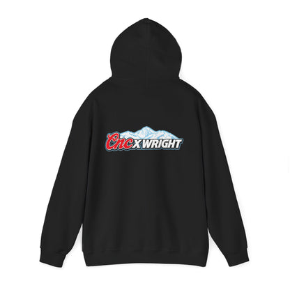 CNC X Wright Mountains Are Blue Logo Hoodie