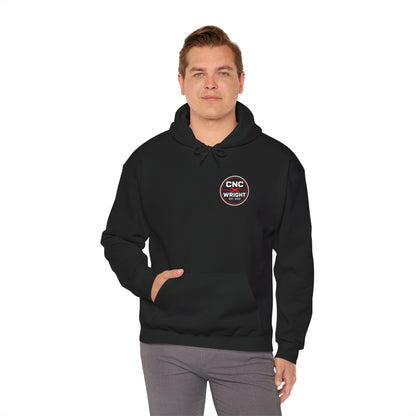 CNC X Wright Mountains Are Blue Logo Hoodie